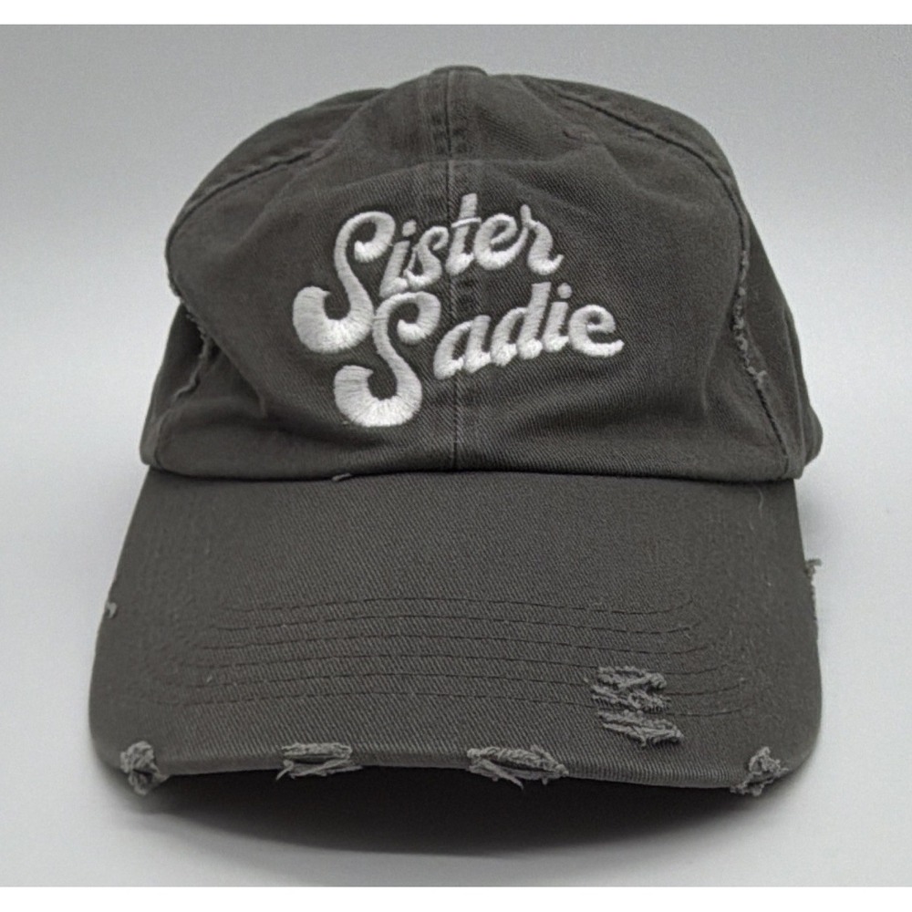 Sister Sadie Gray Adjustable Baseball Cap Hat, One‎ Size